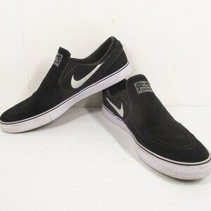 Nike SB Zoom Stefan Janoski Slip On Shoes FN5893-001 Black Suede Mens 13